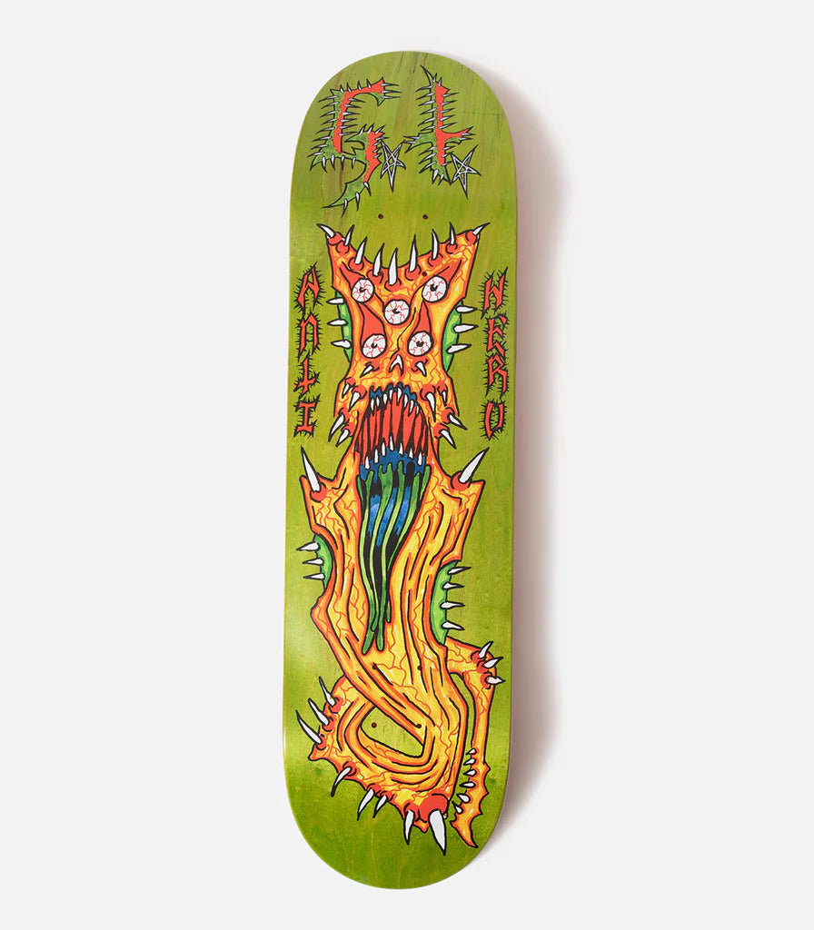 Skateboard Deck With Reinforced Nose And Tail-AnitHero Grant Profane CRTNE Deck - 8.4