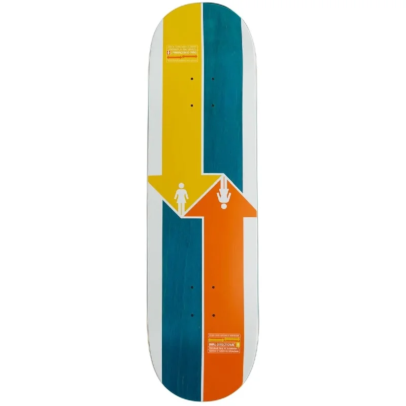 Skateboard Deck With Ergonomic Design-Girl Deck 8.25 McCrank Directional