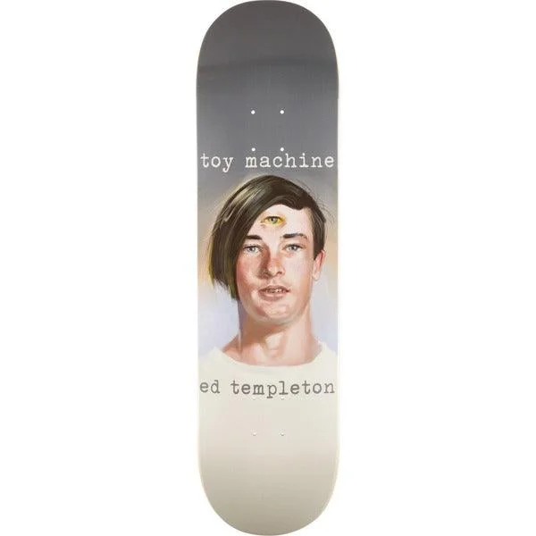 Skateboard Deck For Beginners-Toy Machine Ed Templeton Portrait Deck - 8.25