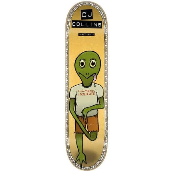 Skateboard Deck With Non-Slip Texture-Toy Machine Deck 7.75 Collins Insecurity