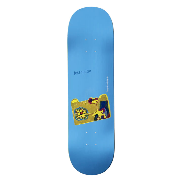 Skateboard Deck With Personalized Touch-Frog Skateboards Jesse Alba Painting Board-(8.38/8.5)