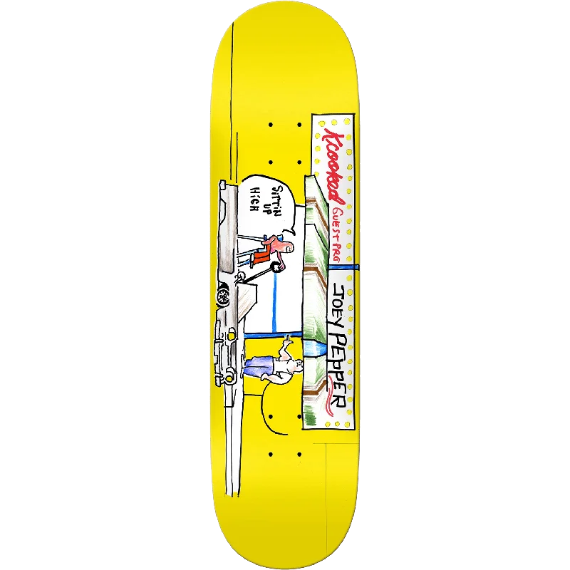 Skateboard Deck For Pro-Level Customization-Krooked Pepper Guest Pro Deck - 8.25