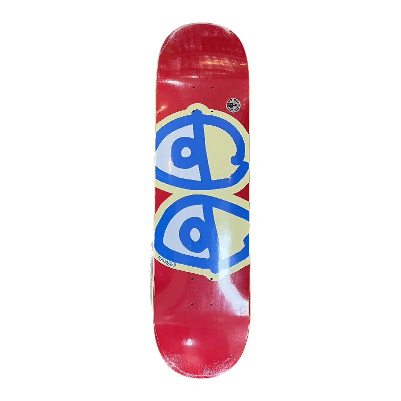 Skateboard Deck With Best Shock Resistance-Krooked Team Eyes Deck - (8.25)