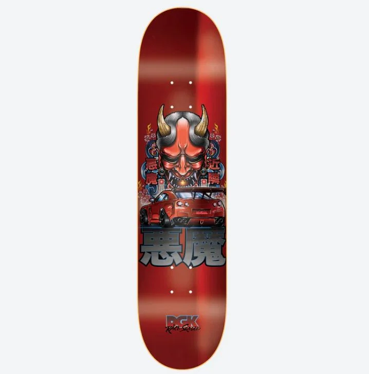 Skateboard Deck For Long-Lasting Pop-DGK Deck Street Demon (Foil) 8.25