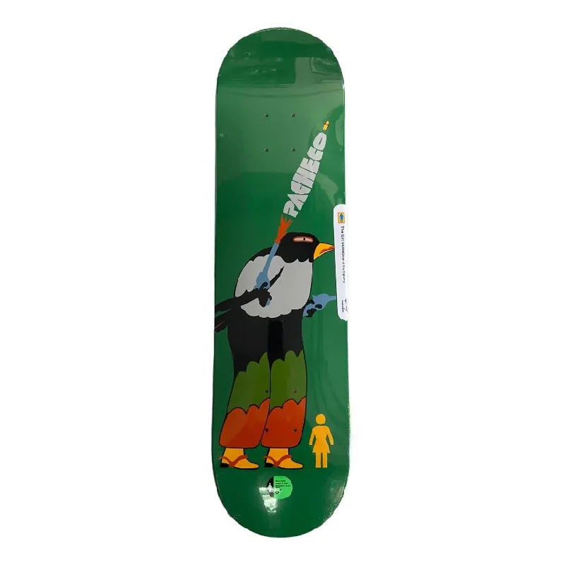 Skateboard Deck With Reinforced Layers-Girl Deck Pacheco Birdman 8.3