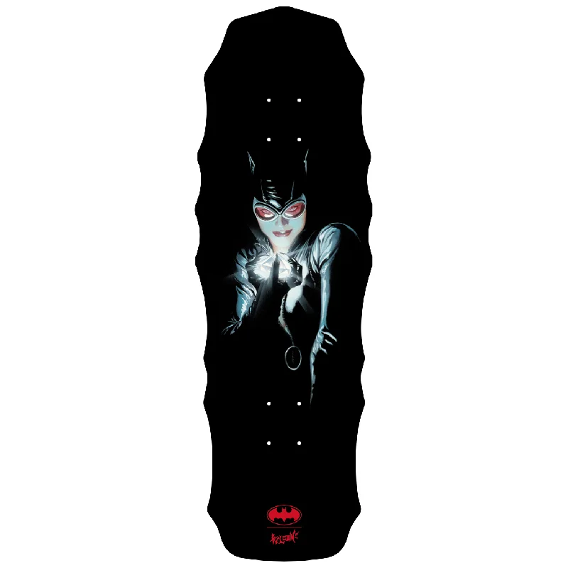 Skateboard Deck With Ultra-Lightweight Build-Welcome x Batman Catwoman on Widow Black Dip 10" Skateboard Deck