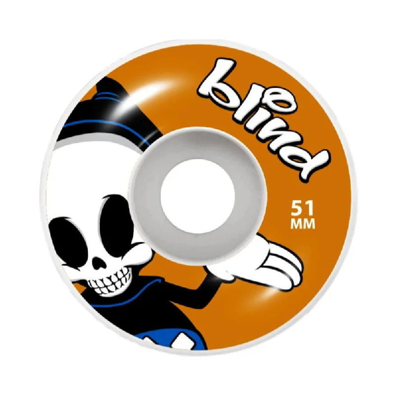 Skateboard Wheels For Steady Ride Performance-Blind Reaper Character Orange 51mm - Skateboard Wheels