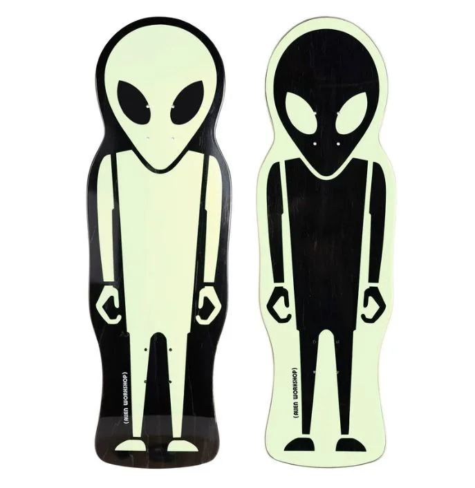 Skateboard Deck With Pro-Level Performance-Alien Workshop Deck 9.6 Soldier Die Cut Glow