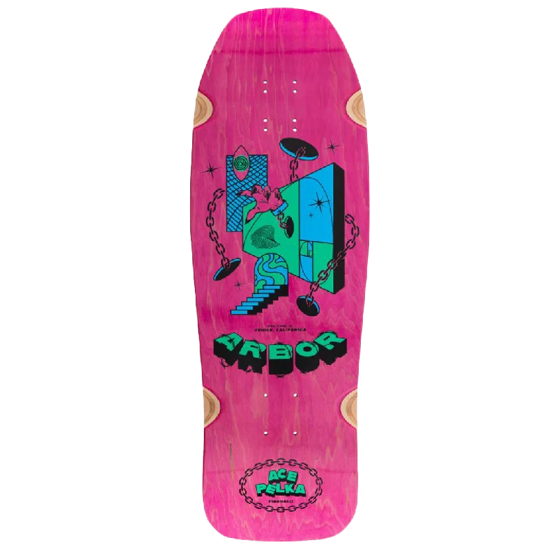 Skateboard Deck With Street-Style Graphics-Arbor  - Ace Pelka 10.0 Fibonacci - Skateboard Deck