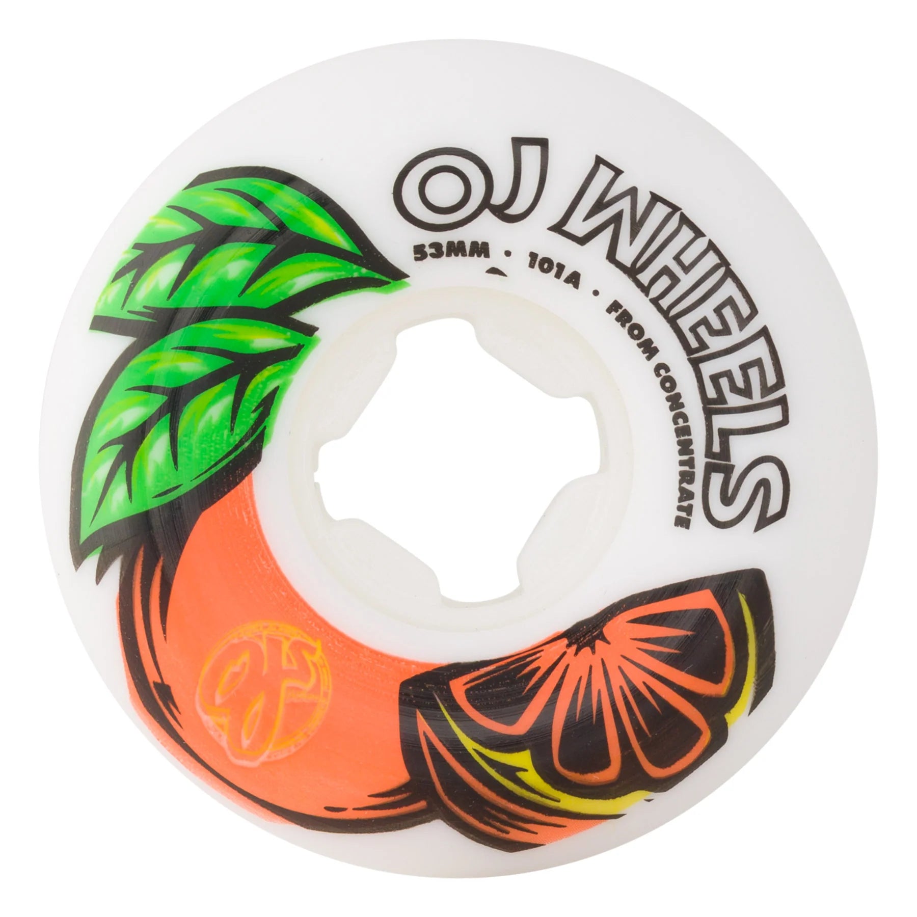 Skateboard Wheels With Superior Hardness-OJ Wheels 53mm From Concentrate Hardline 101a