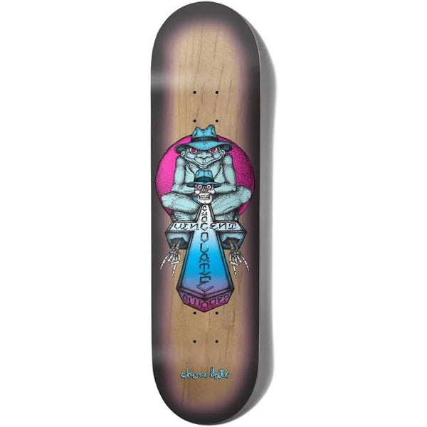 Skateboard Deck With Minimal Weight-Chocolate Alvarez Sapo One Off Deck -(8in)