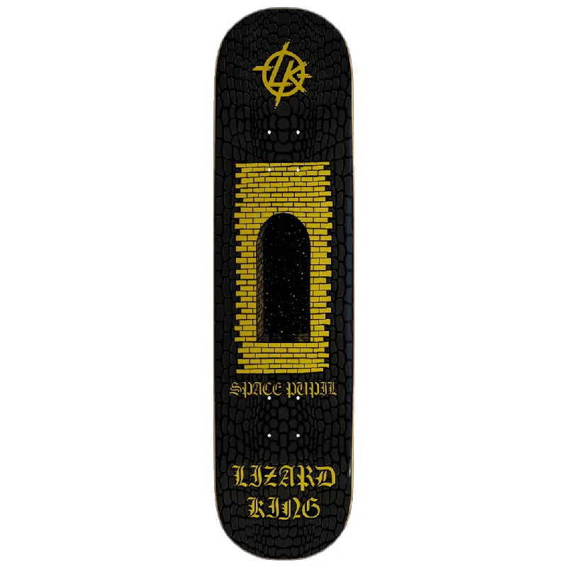 Skateboard Deck With Competitive Skating Specs-Space Pupil - Lizard King Portal Pro - Skateboard Deck