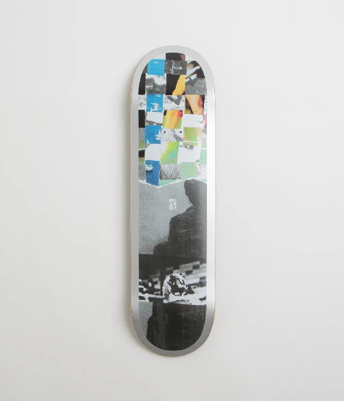 Skateboard Deck For Hardcore Skaters-Poetic Collective Torn Collage 2 High Concave Deck - 8.625"