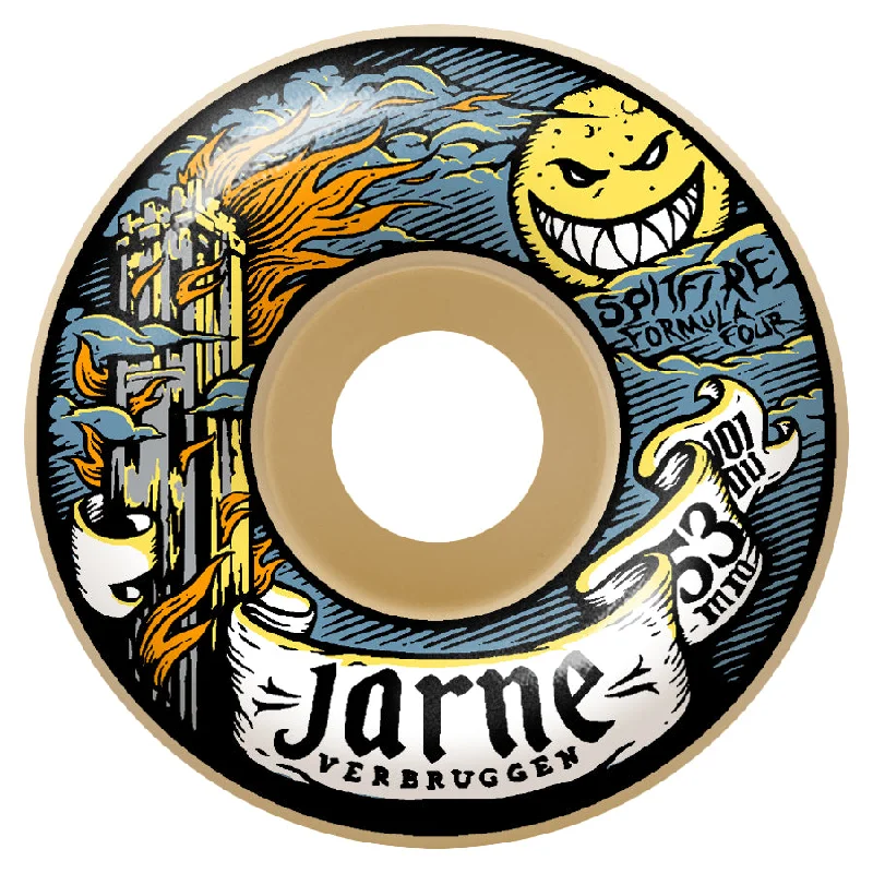 Skateboard Wheels For Skatepark Rides-Spitfire Formula4 101D Jarne Moonshine Classic - Skateboard Wheels