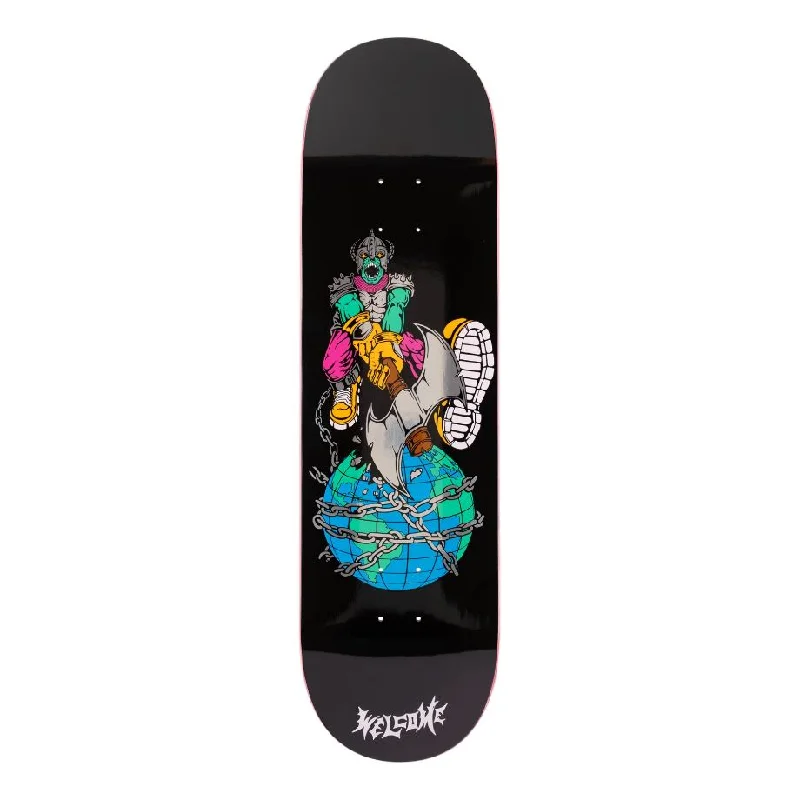 Skateboard Deck For Unmatched Precision-Welcome Deck Unchained on Popsicle 8.75 Black