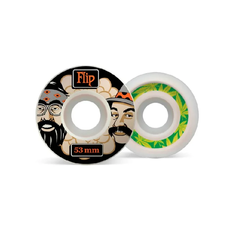 Skateboard Wheels With Best Slide Performance-Flip Wheels Cutback Cheech & Chong 53mm 99a