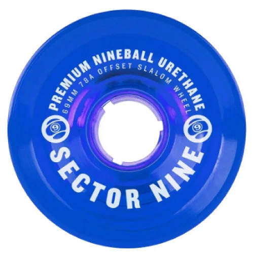 Skateboard Wheels With Pro-Level Performance-Sector 9 Nineballs Skateboard Wheels Blue 69MM 78A