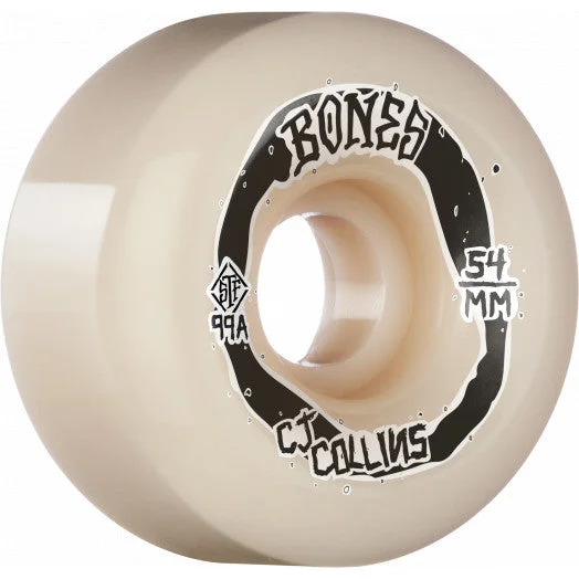 Skateboard Wheels For Competitive Skating-Bones STF Collins Swirkle V6 Wide Cut 99A - Skateboard Wheels