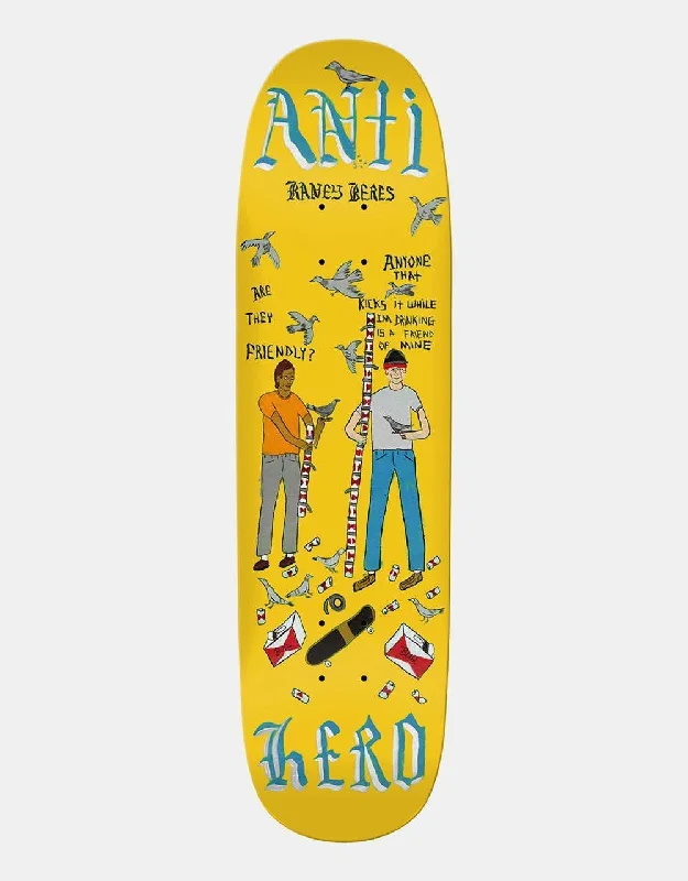 Skateboard Deck With High-Quality Materials-Anti Hero Beres Pigeon Vision Skateboard Deck - 8.63"