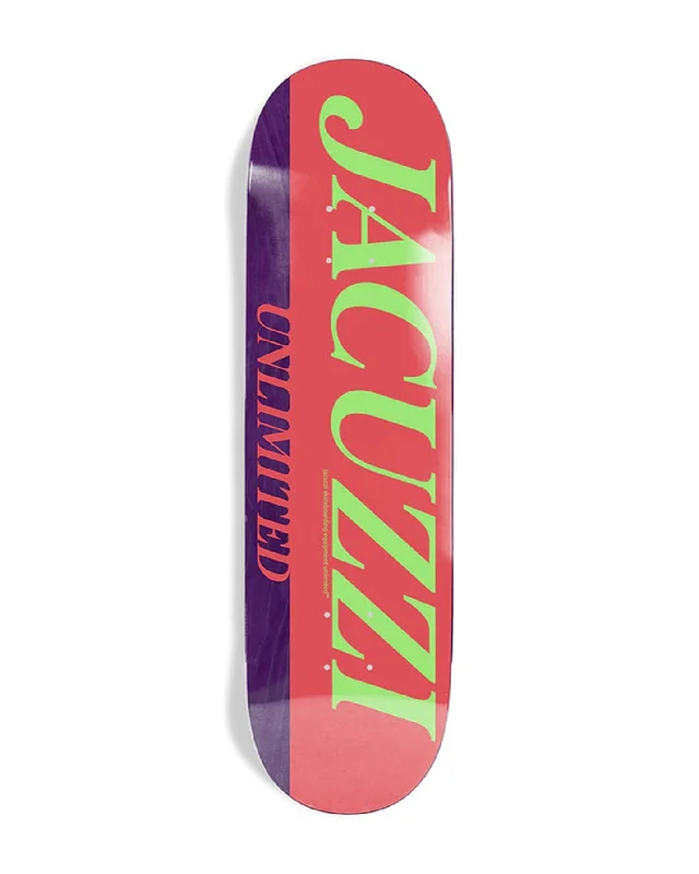 Skateboard Deck With Custom Engraving-JACUZZI FLAVOR DECK 8.25 RED/PURPLE