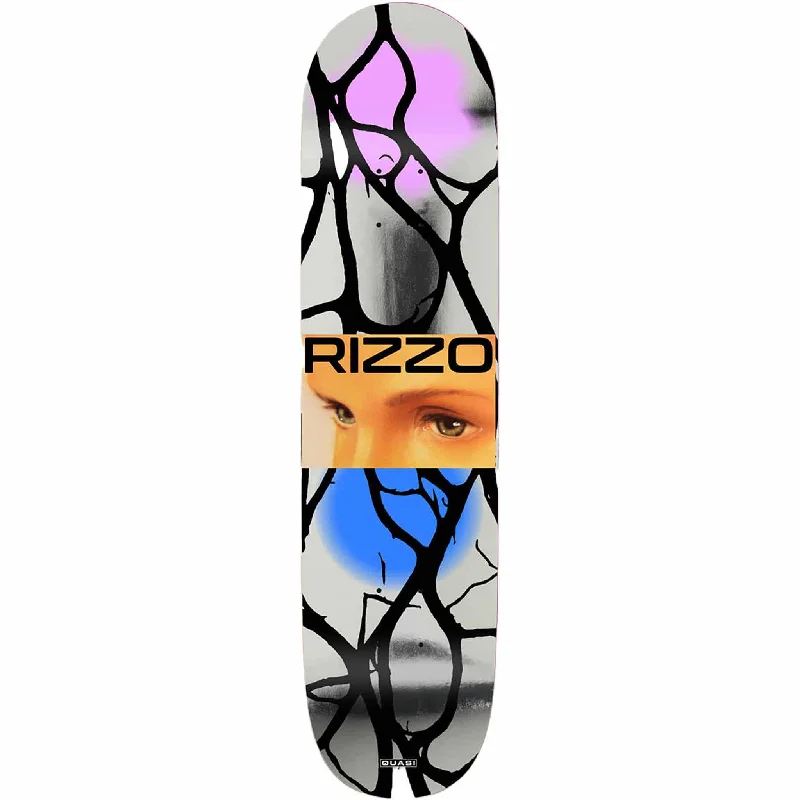 Skateboard Deck With Premium Wood-Quasi Rizzo Tearz Twin Tail 8.375" Skateboard Deck