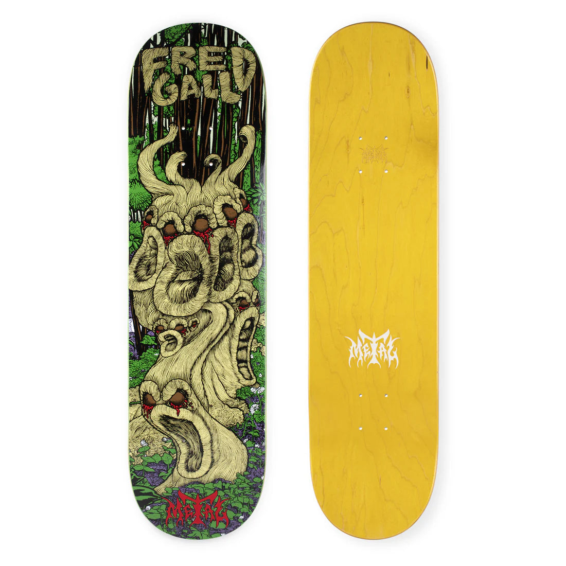 Skateboard Deck For High-Speed Tricks-METAL SKATEBOARDS GALL SPAGHETTI INCIDENT DECK 8.25