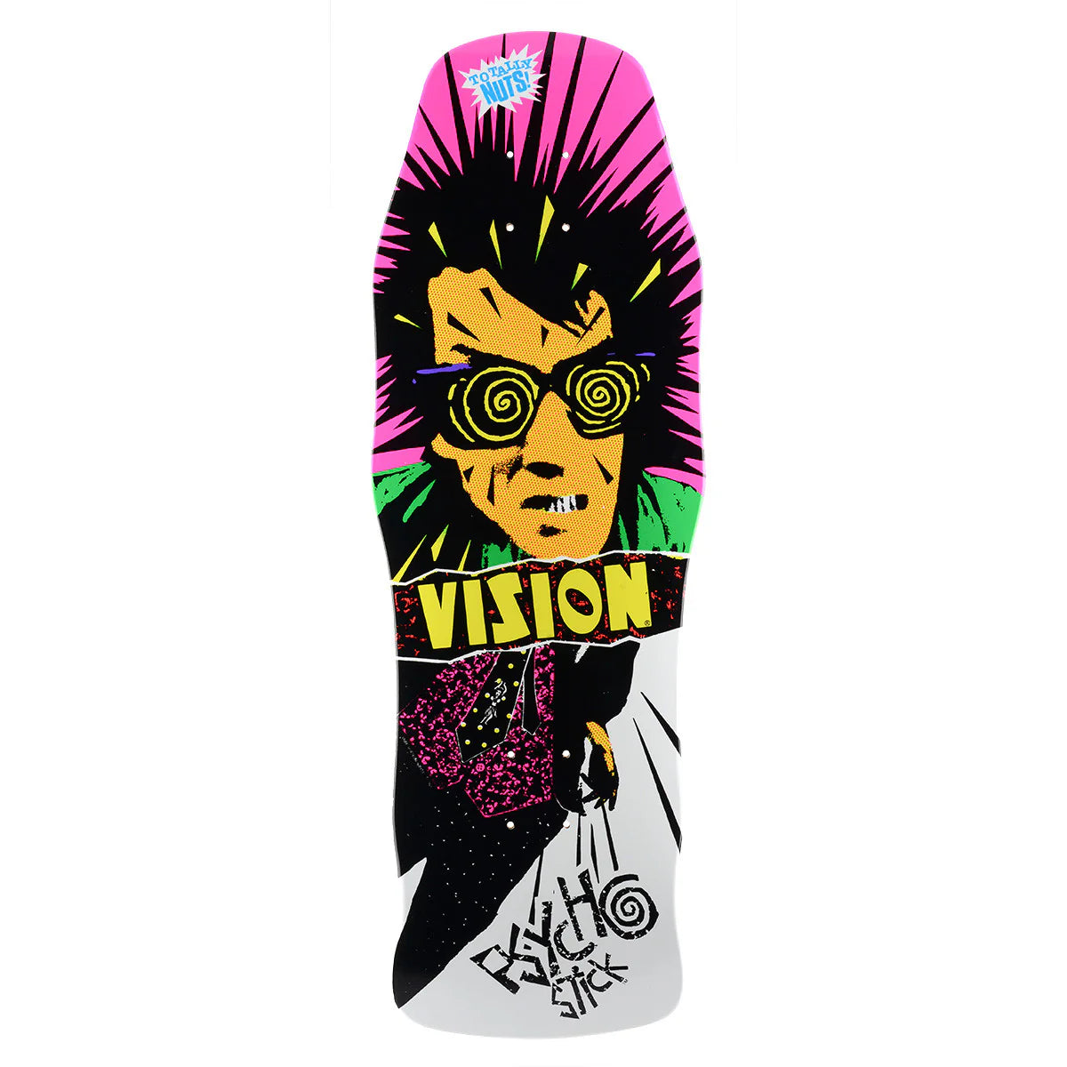 Skateboard Deck With Enhanced Maneuverability-Vision Deck Psycho Stick