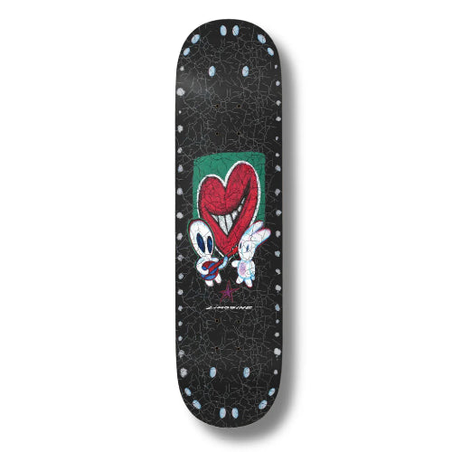 Skateboard Deck For Advanced Tricks-Limosine "Heart Throb - Hugo Boserup" Skateboard Deck 8.38"