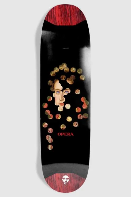 Skateboard Deck With Low-Maintenance Surface-Opera Deck 8.5 Dot EX7