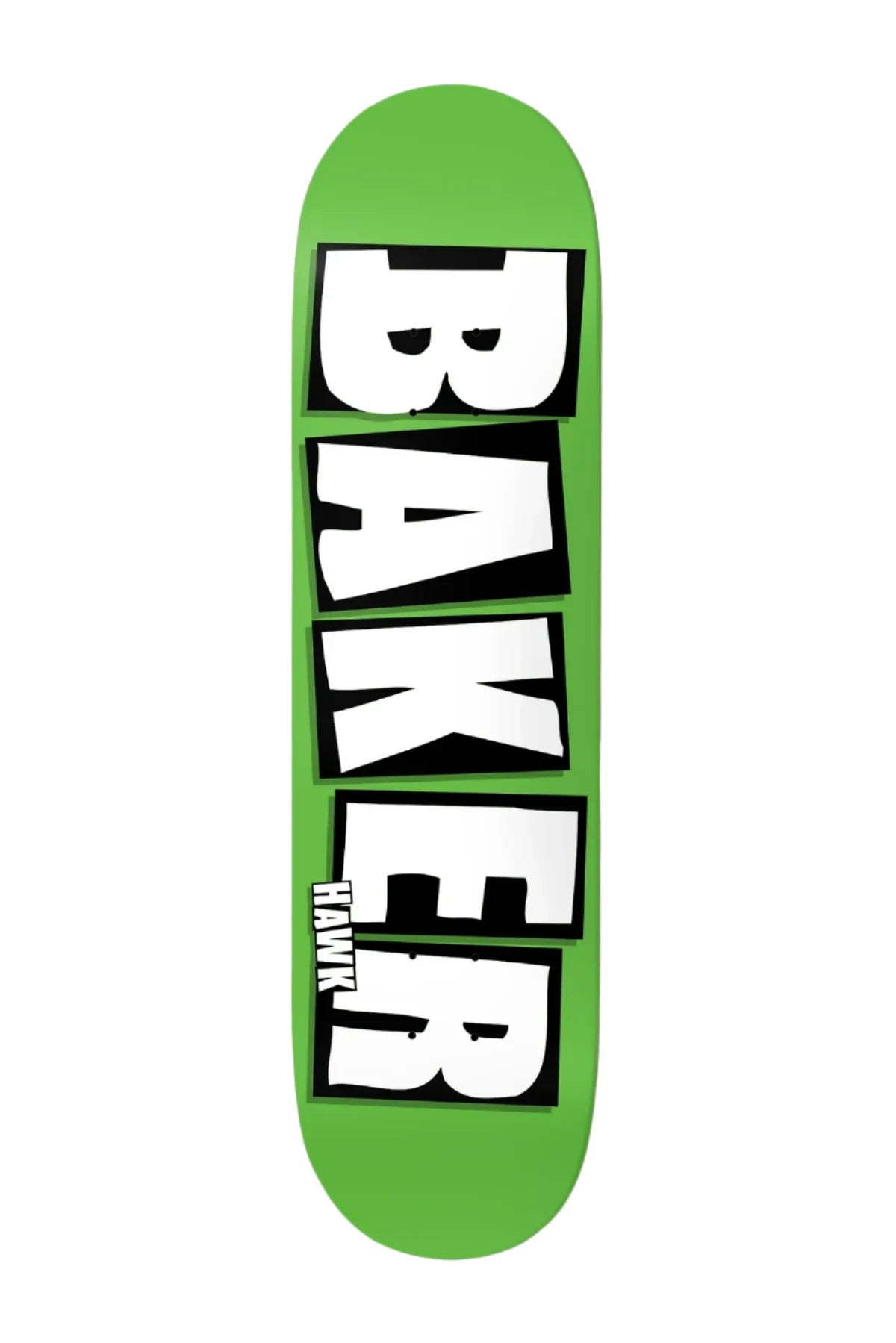 Skateboard Deck With Next-Level Durability-Baker - Riley Hawk Brand Name Neon Green Deck (8.5")