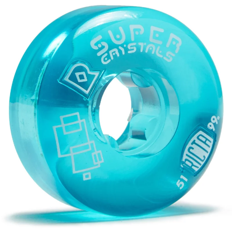 Skateboard Wheels For Maximum Precision-Ricta Super Crystals Blue 99A - Skateboard Wheels