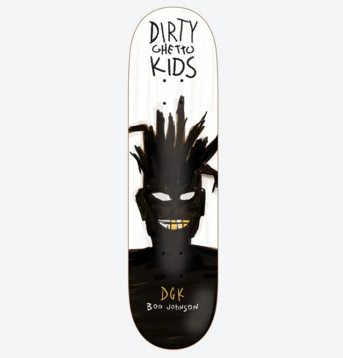 Skateboard Deck For Smooth Slides-DGK Deck Krazy Boo 8.25