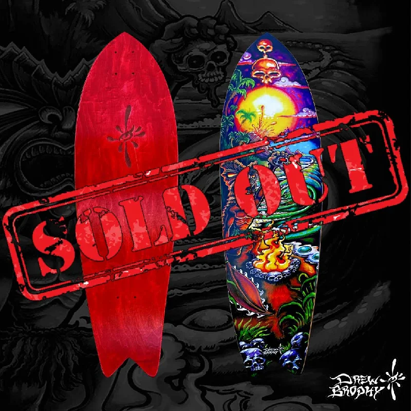 Skateboard Deck With Fade-Resistant Print-The Enforcer Skateboard Deck - Signed and Numbered Collector's Edition