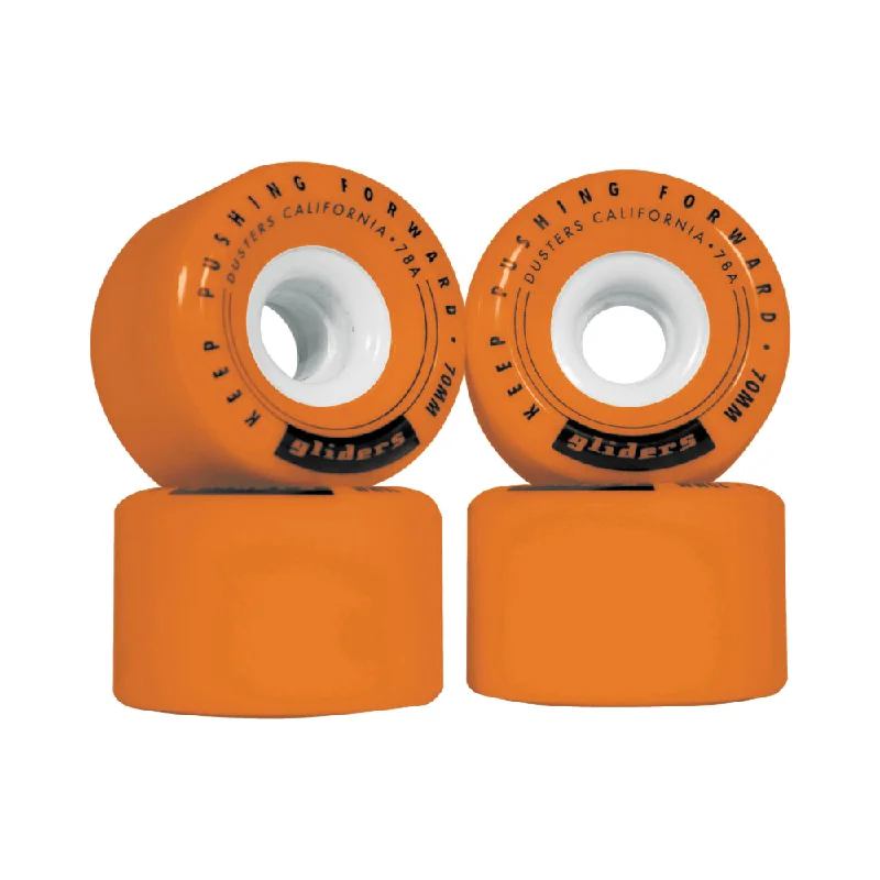 Skateboard Wheels For Unparalleled Maneuverability-Dusters Gliders 78A 70mm - Longbooard Wheels