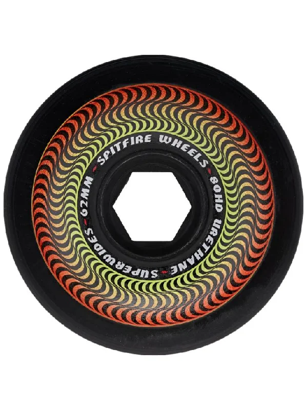 Skateboard Wheels With Fast Acceleration-SPITFIRE WHEELS 80HD SUPERWIDES