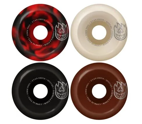 Skateboard Wheels With Reinforced Core-Spitfire Wheels 55mm Evan Mashup F4 Concial Full 99a