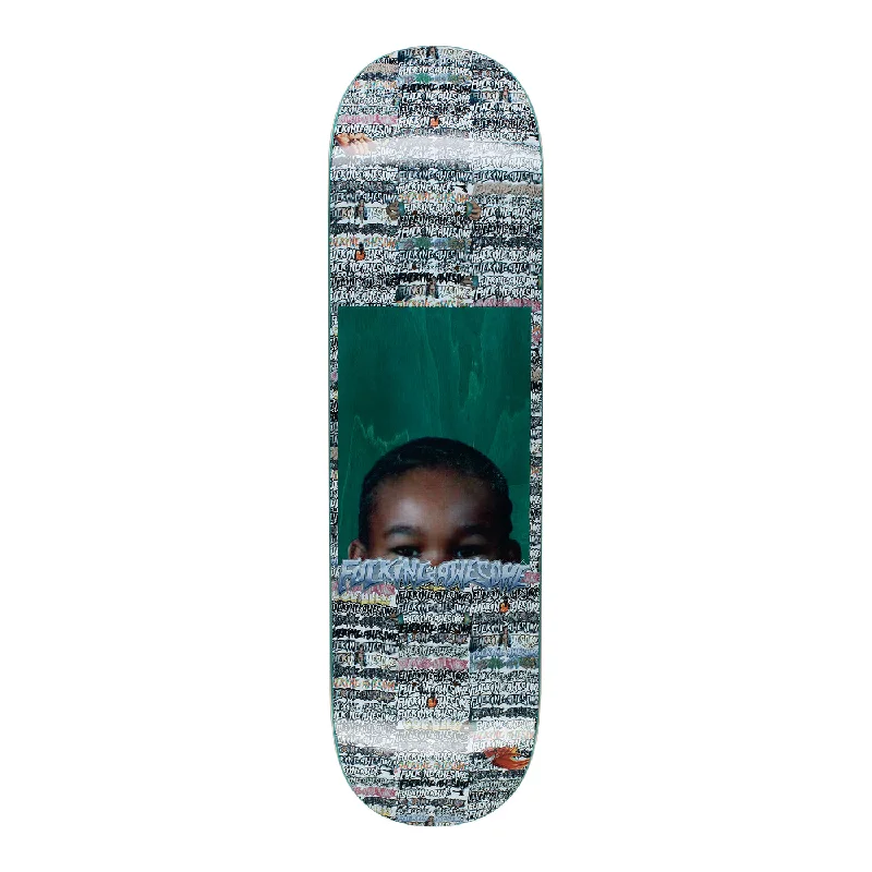 Skateboard Deck For Custom Boards-FUCKING AWESOME NAK LOGO CLASS PHOTO DECK // 8.18"