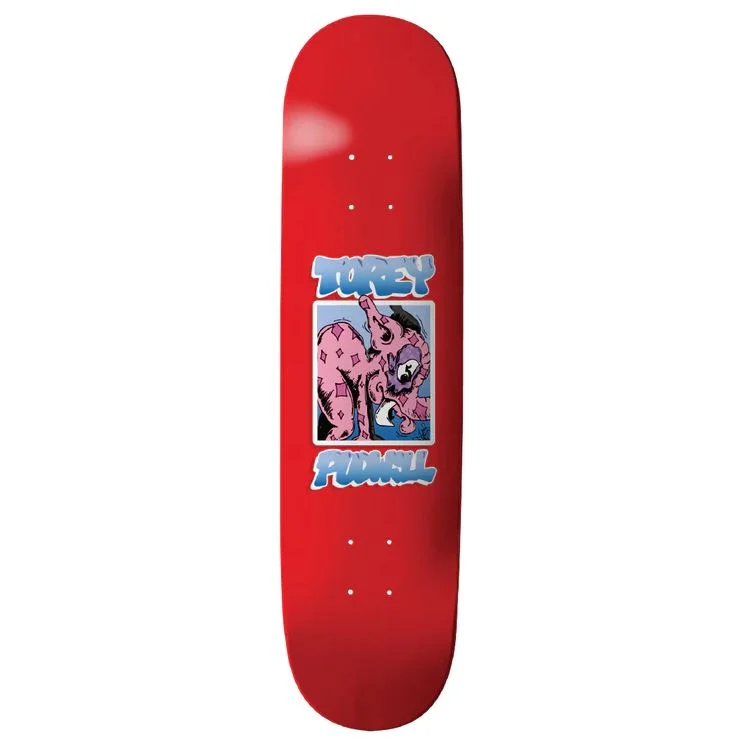 Skateboard Deck For Pro Skaters-Thank You x Hijinx Deck Torey Pudwill Pink Elephant 8.3