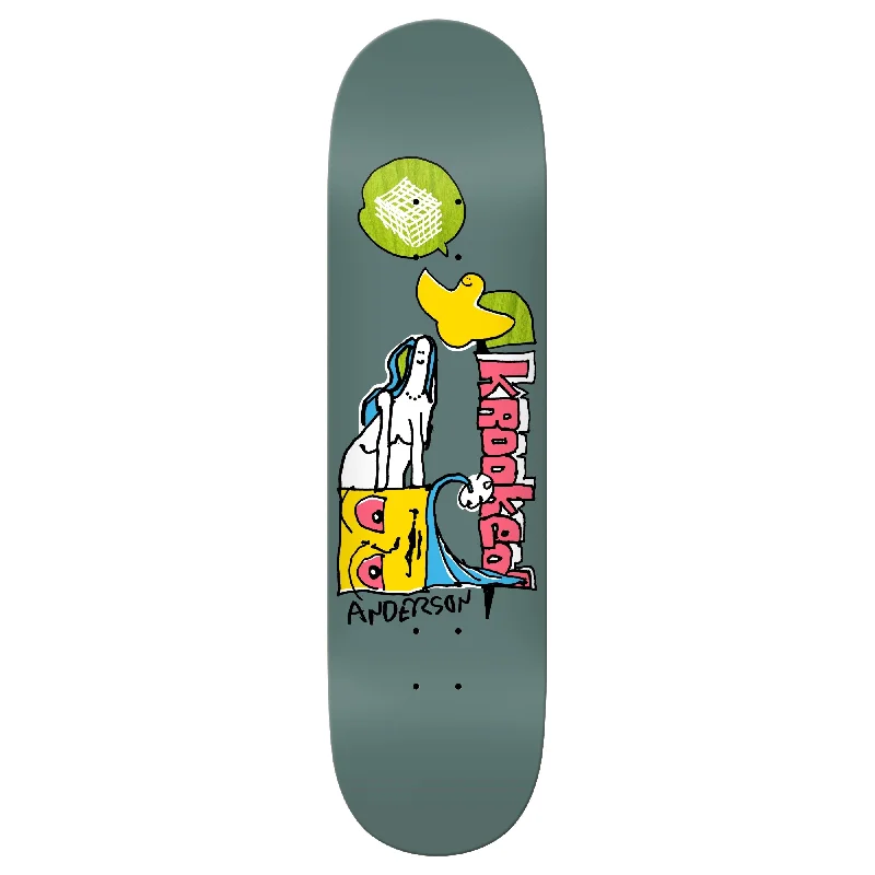 Skateboard Deck For High-Performance Riding-Krooked Deck 8.25 Hatter Mike Anderson