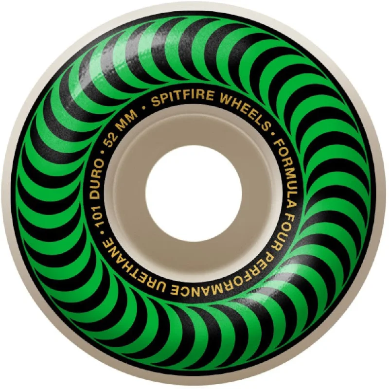 Skateboard Wheels With Air Pockets-Spitfire Classic Formula Four 101D 52mm - Skateboard Wheels