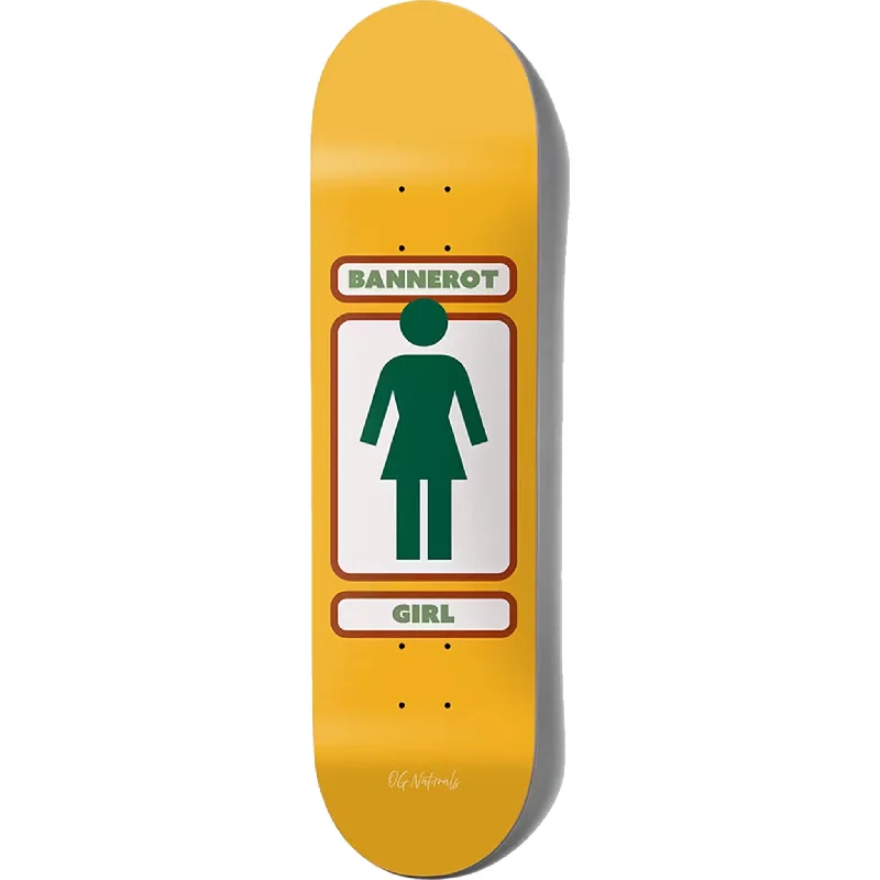 Skateboard Deck With Water-Resistant Finish-Girl Bannerot 93 Til Naturals 8.25" Skateboard Deck