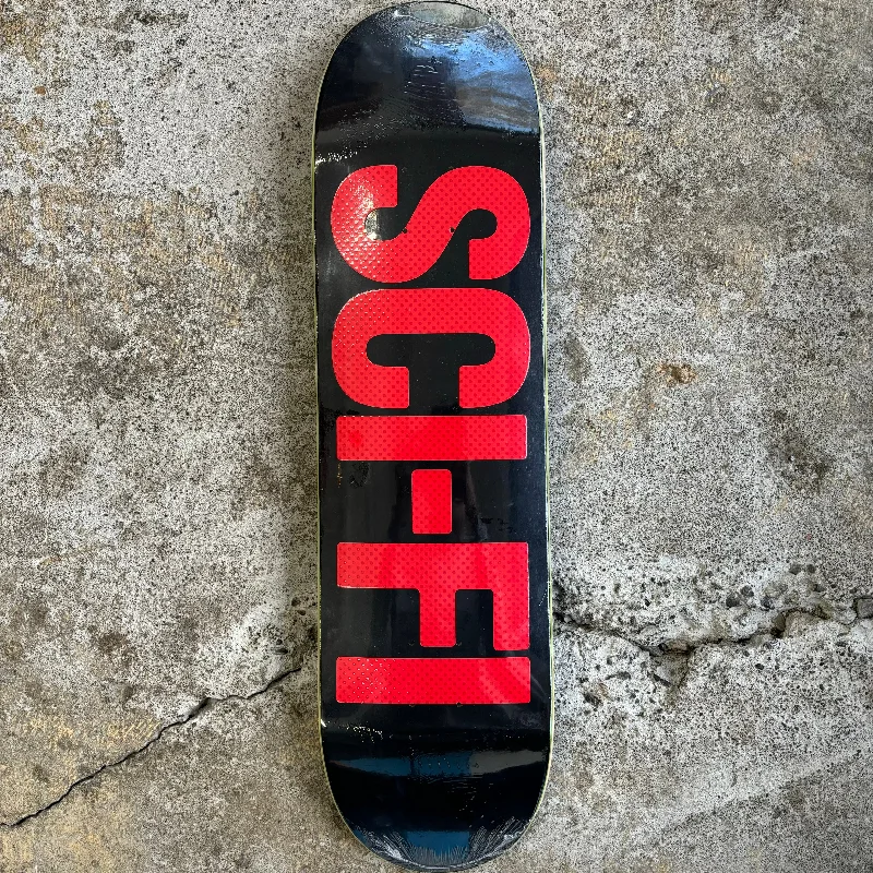 Skateboard Deck With Reinforced Nose And Tail-High Gloss Big logo Deck