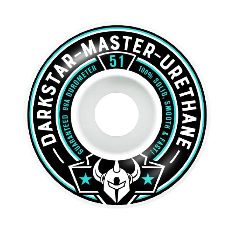 Skateboard Wheels For Hard Impact Landings-Darkstar Responder Aqua 51mm - Skateboard Wheels