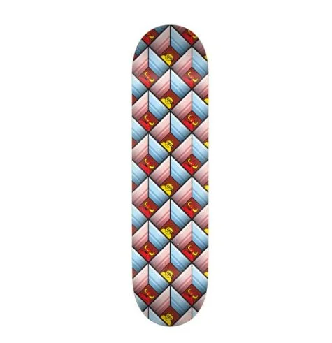 Skateboard Deck With Enhanced Comfort-Toy Machine Deck 8.5 Cubist