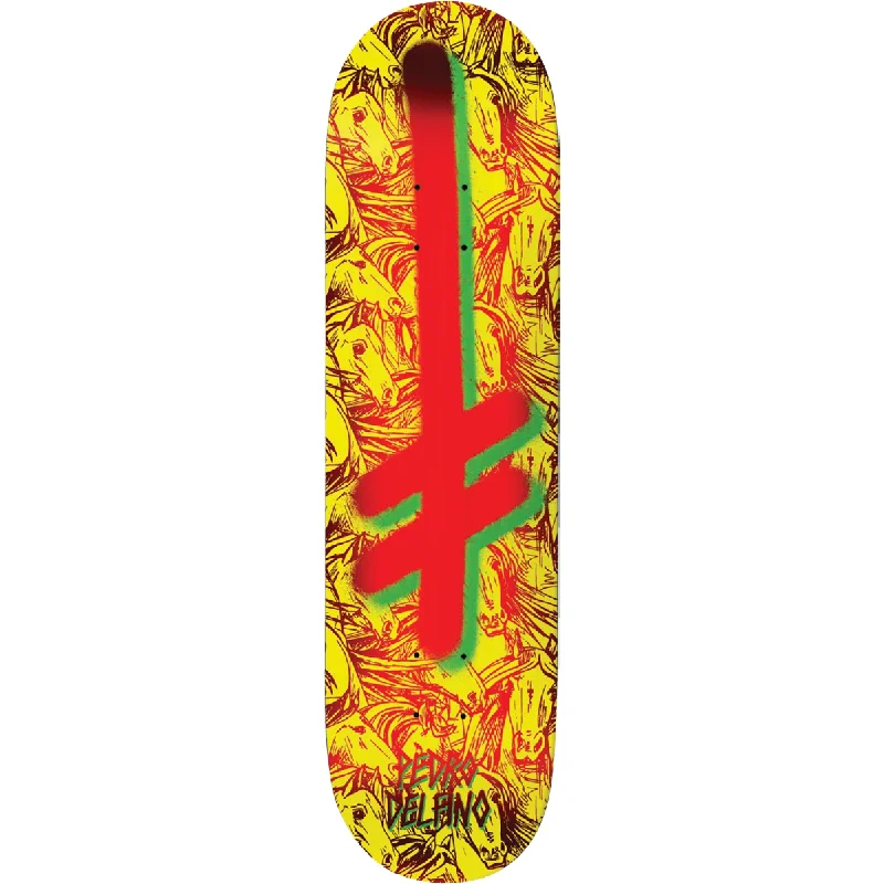 Skateboard Deck For Next-Gen Skateboarding-Deathwish PD Gang Logo Horses Deck - 8.25