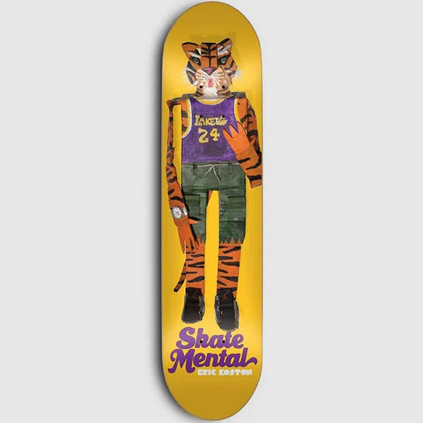 Skateboard Deck With Enhanced Maneuverability-Skate Mental - Eric Koston Tiger Doll Deck