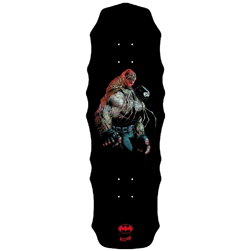 Skateboard Deck With Best Shock Resistance-Welcome x Batman Bane on Widow Black Dip 10" Skateboard Deck