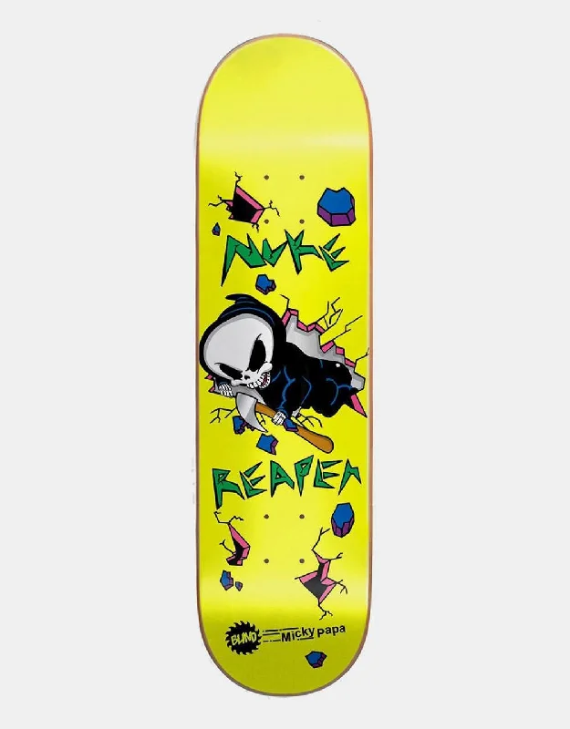 Skateboard Deck With Matte Finish-Blind Papa Nuke Reaper R7 Skateboard Deck - 8"