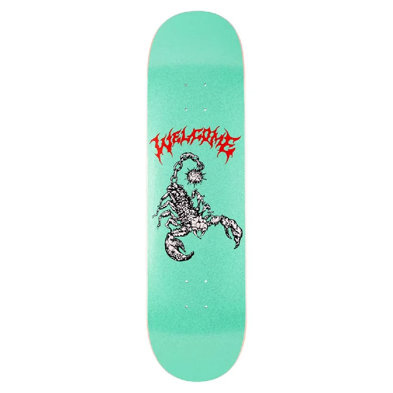 Skateboard Deck For Long-Lasting Pop-Welcome -  Mace on popsicle 8.50' Teal - Skateboard Deck