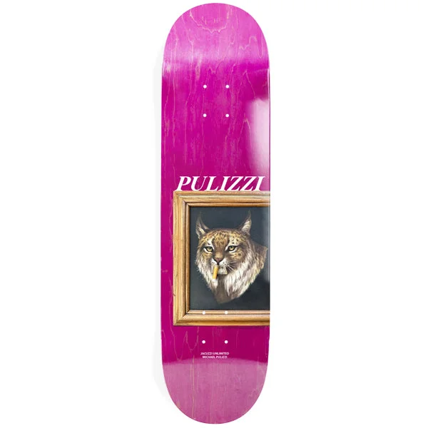 Skateboard Deck With Maximum Trick Control-Jacuzzi Unlimited Pulizzi Bobcat Deck - 8.3